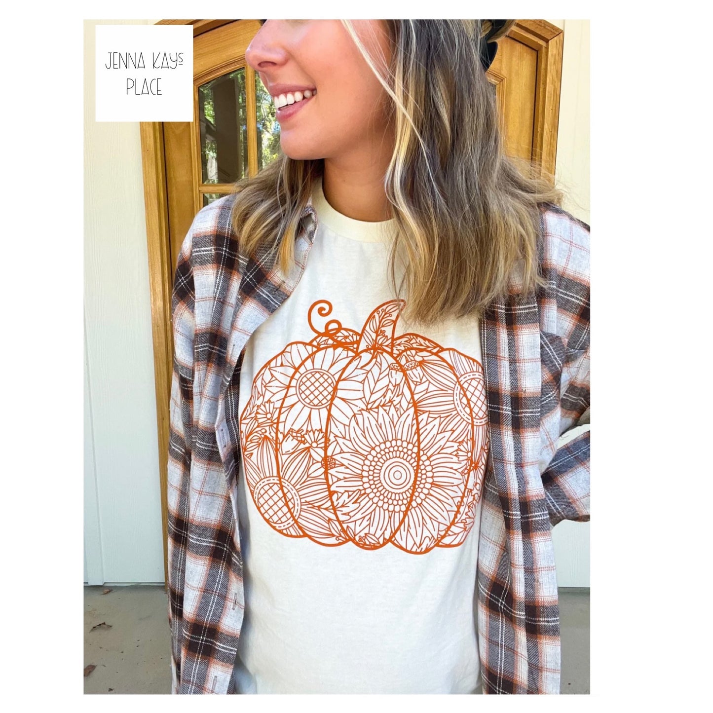 Sunflower Pumpkin Soft Graphic Tee