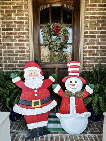 Joyful Santa Yard by The Round Top Collection