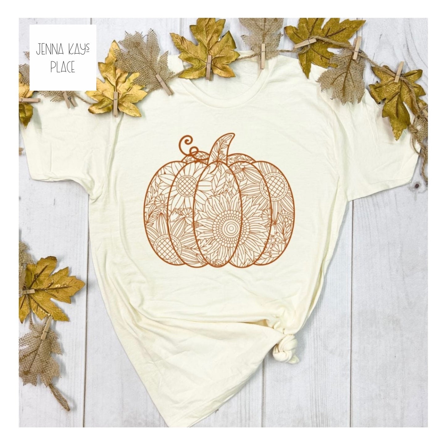 Sunflower Pumpkin Soft Graphic Tee