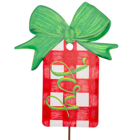 Plaid Joy Tag by The Round Top Collection