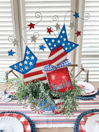 Star Flags with Shooting Stars by The Round Top Collection