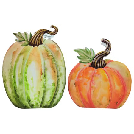 Water Color Pumpkin Pockets by The Round Top Collection