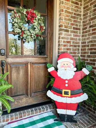 Joyful Santa Yard by The Round Top Collection