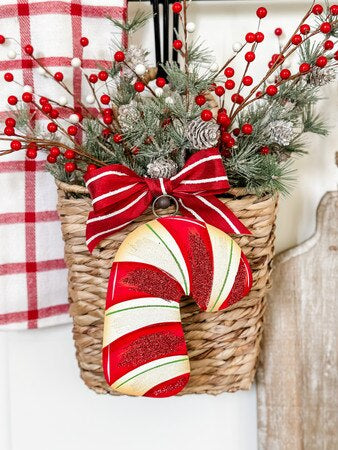 Mini Candy Cane Charm by The Round Top Collection