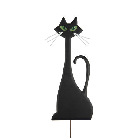 Tall Black Cat Small by The Round Top Collection