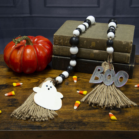 Ghost and Boo Garland Charms by The Round Top Collection