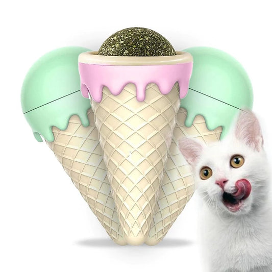 Catnip Ice Cream Cone Cat Toy