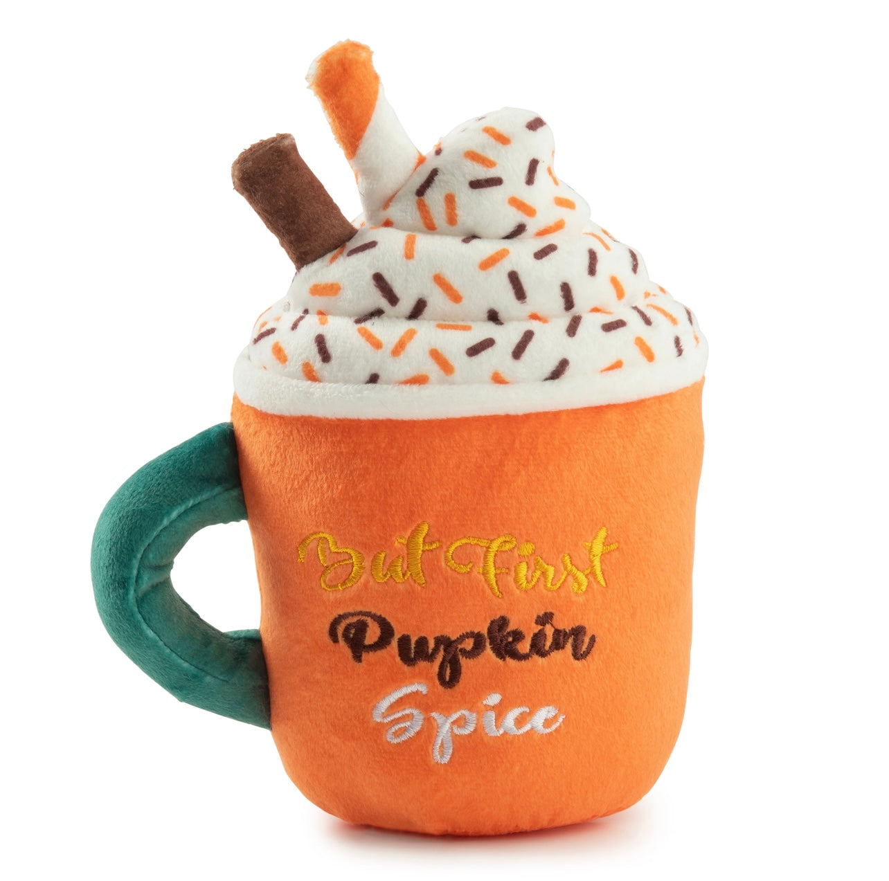 Pupkin Spice Latte Mug Plush Dog Toy