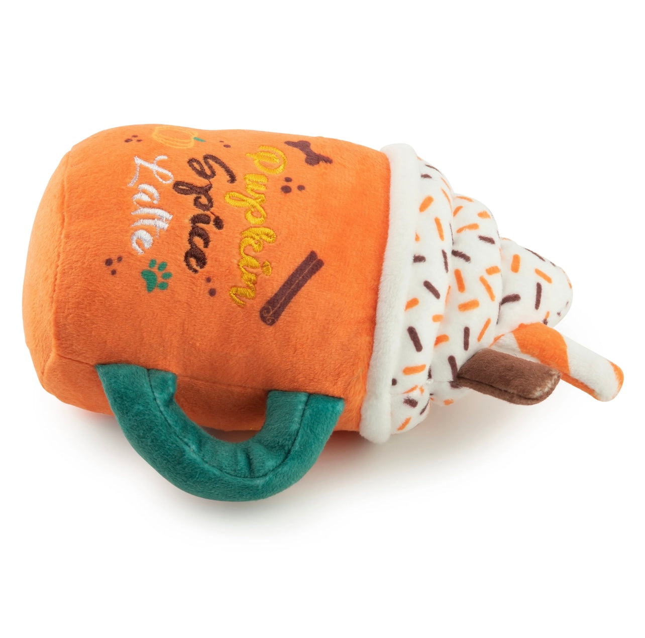 Pupkin Spice Latte Mug Plush Dog Toy