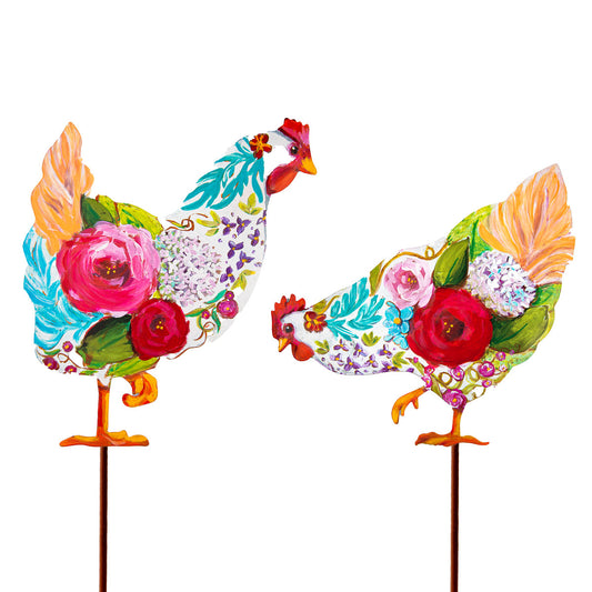 Chickens of Flowers by The Round Top Collection