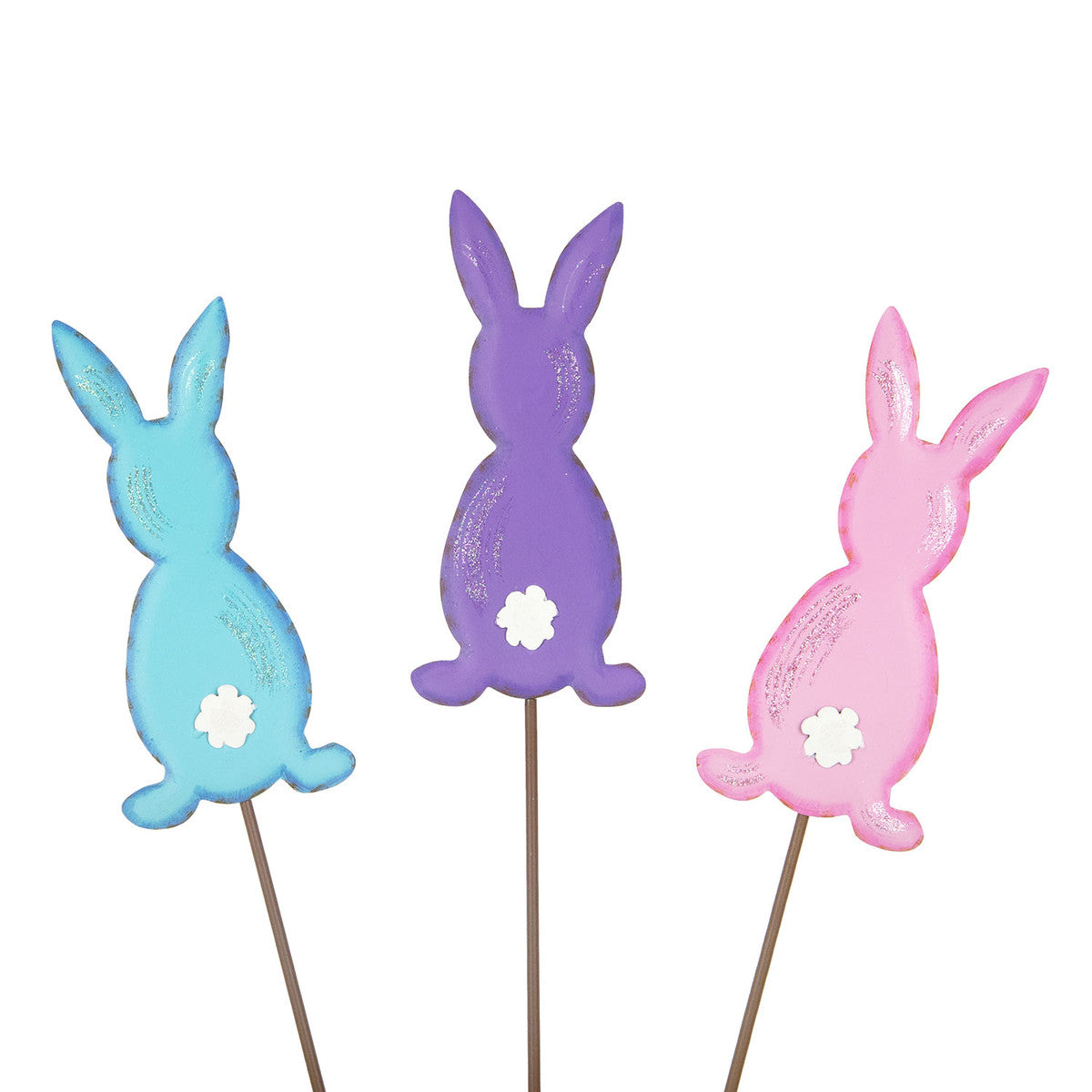 Fenced Bunny Trio by The Round Top Collection