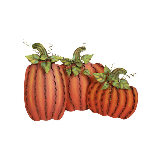 Classic Orange Pumpkins, set of three, by The Round Top Collection