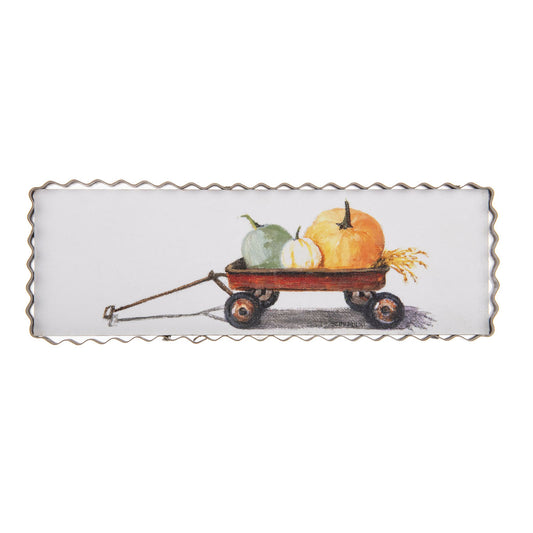 Wagon of Pumpkins Print by The Round Top Collection