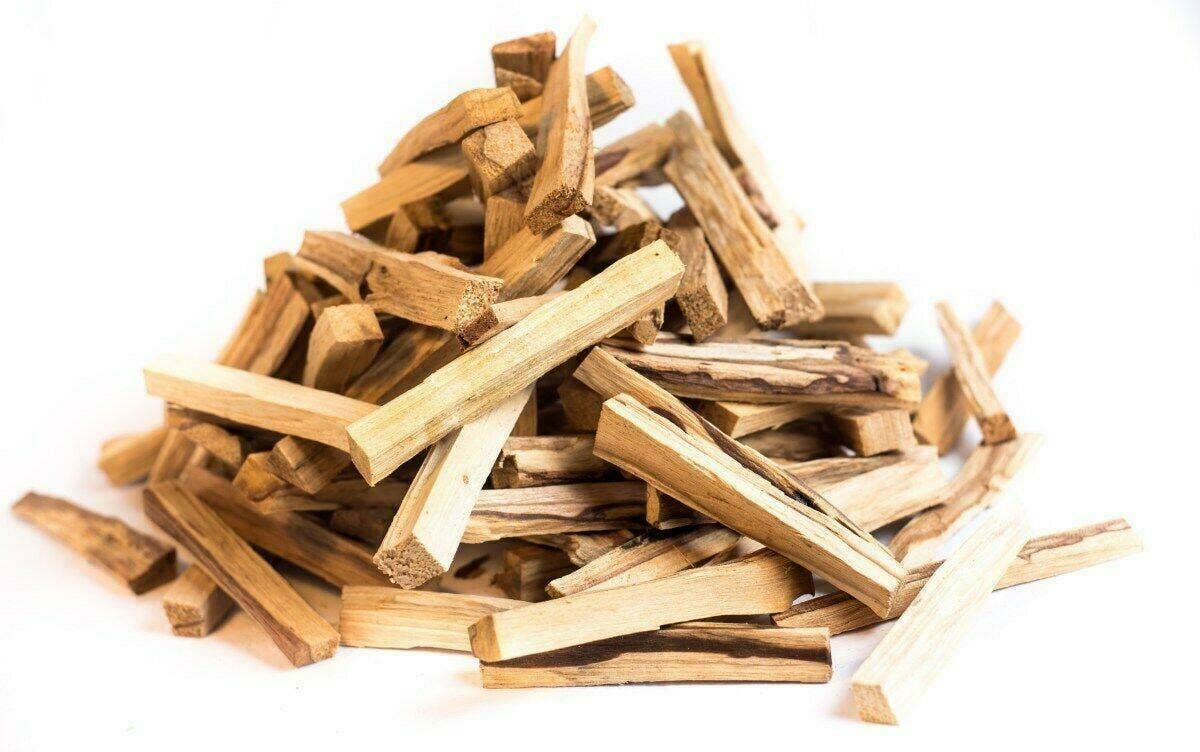 PALO SANTO WOOD | 1 POUND BAG |  5-6 INCH HOLY WOOD INCENSE STICKS Made in Peru