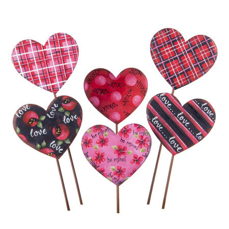 Patterned Hearts by The Round Top Collection