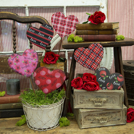 Patterned Hearts by The Round Top Collection