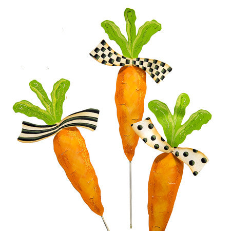 Patterned Ribbon Carrots