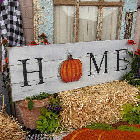 Horizontal Home Display Board in White by The Round Top Collection