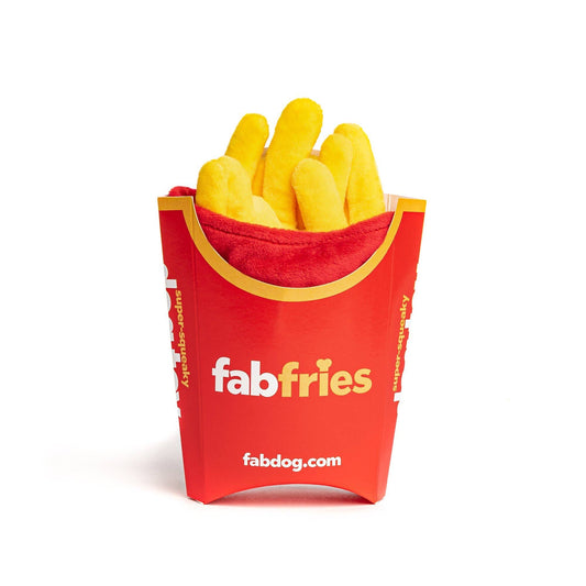 French Fries Squeaky Dog Toy by fabdog